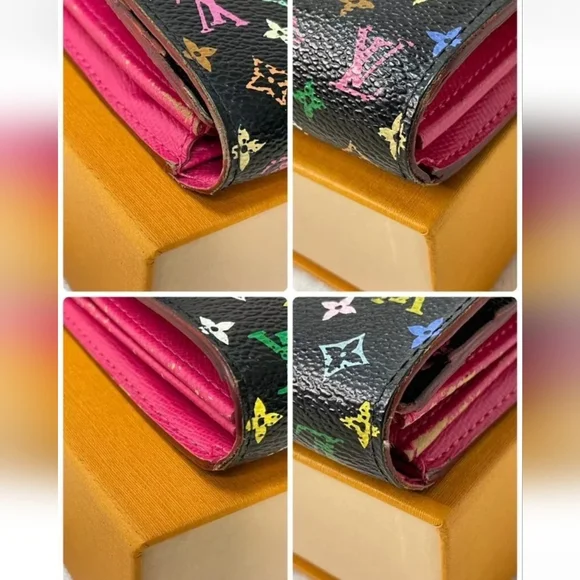 Louis Vuitton multicolored black wallet - Picture 6 of 15